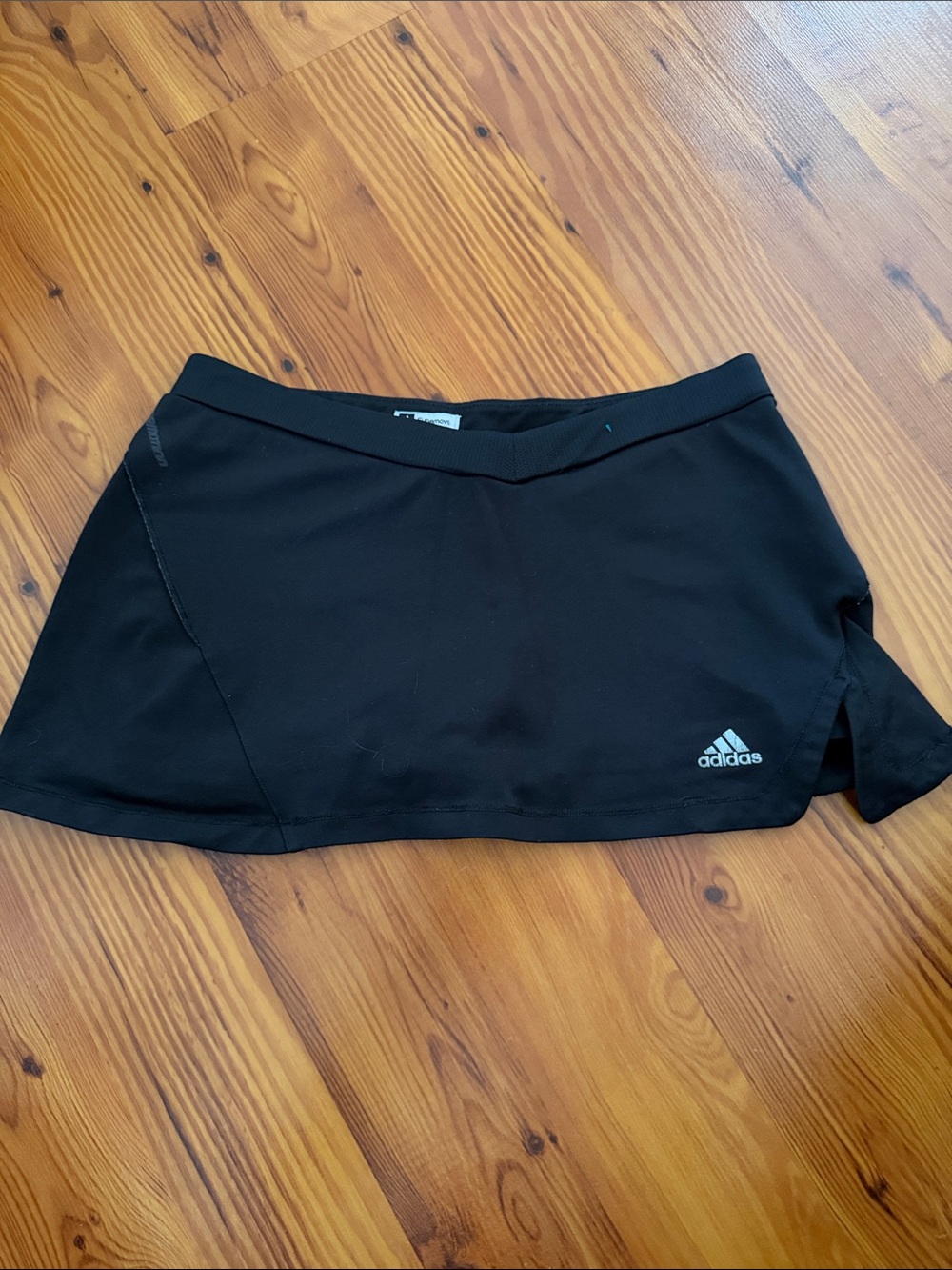 adidas Black Mini Athletic Skirt with Logo